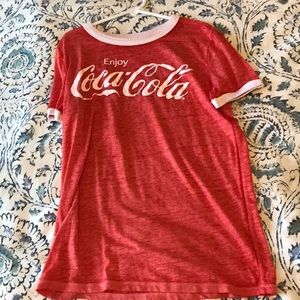 coca-cola red tee shirt